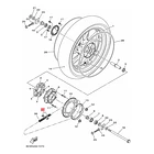 Seguro Cadena Yamaha R15 V2/v3/v4 Fz25 Fzn 2.0/3.0 Original 4