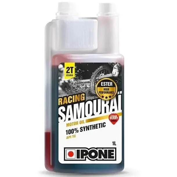 Aceite Para Motor De Moto Ipone Samourai 2t Sintetico Fresa