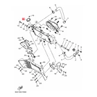 Tapa De Radiador Yamaha R3 R3a Mt03 Mt03a Original 5