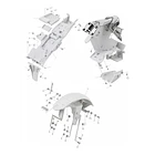 Guardabarros Ext Soporte Patente Yamaha R3/a Mt03/a Original 3