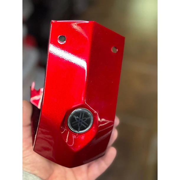 Plástico Tapa Final Cola Yamaha Fzn150 Fi 2.0 Rojo Original