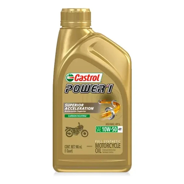 Aceite Castrol Full Sintético Power 1 10w-50 4t