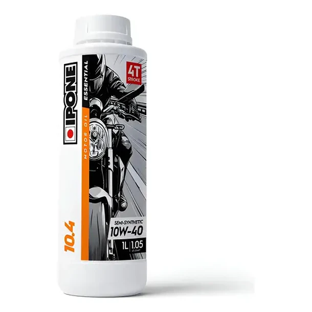 Aceite Ipone 10.4 10w40 Semisintetico 1l De Motor De Moto