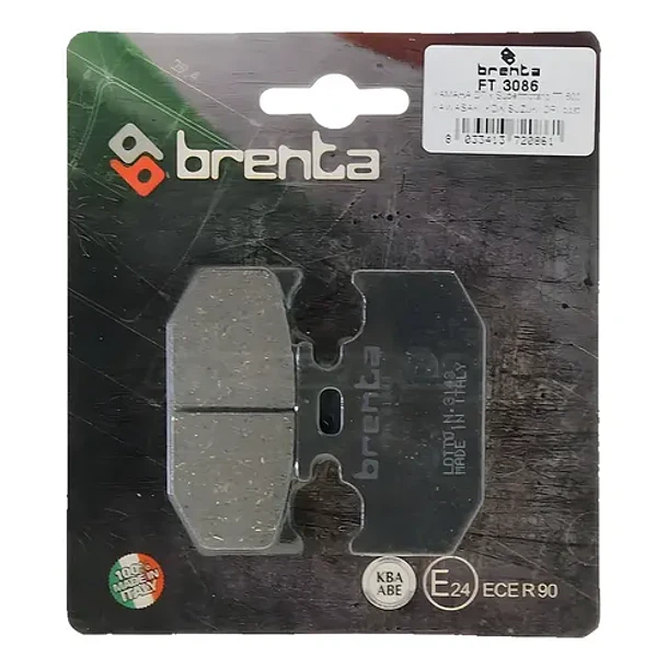 Pastillas De Freno Trasera Brenta Yamaha Fz250 Orgánica 1