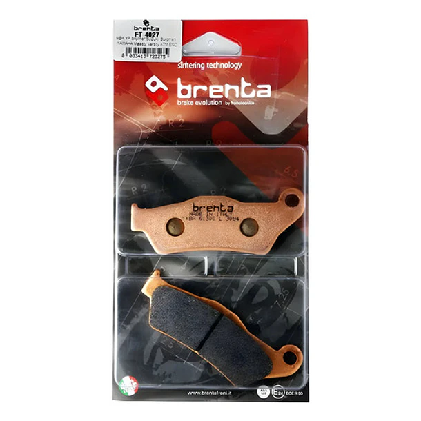 Pastillas Freno Delantera Brenta Yamaha Xt660z Sinterizada 1