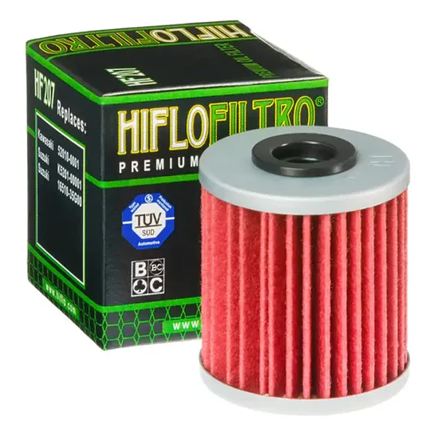 Filtro De Aceite Hiflo Hf207 Kawasaki Kx250 Kx450 Suzuki 1