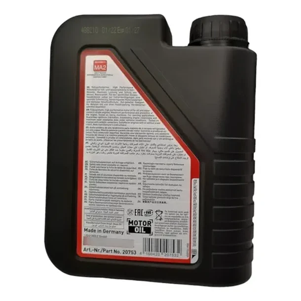 Aceite De Moto 4t Sintético Liqui Moly Street Race 10w-40 1l 3