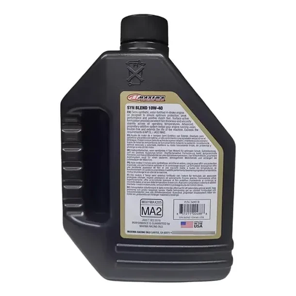 Aceite Semi sintético Maxima Synblend 10w40 2