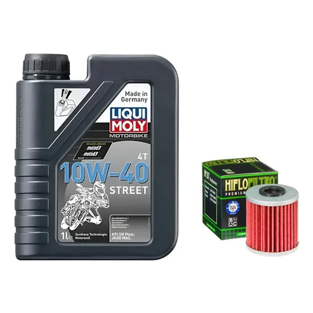 Kit Mantención R15 V2/v3/v4 Aceite 10w-40 + Filtro Hiflo 1