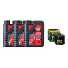 Kit R3/a Mt03/axj6 Mt07 R6 3l Liqui Moly 10w50 + Filtro 1