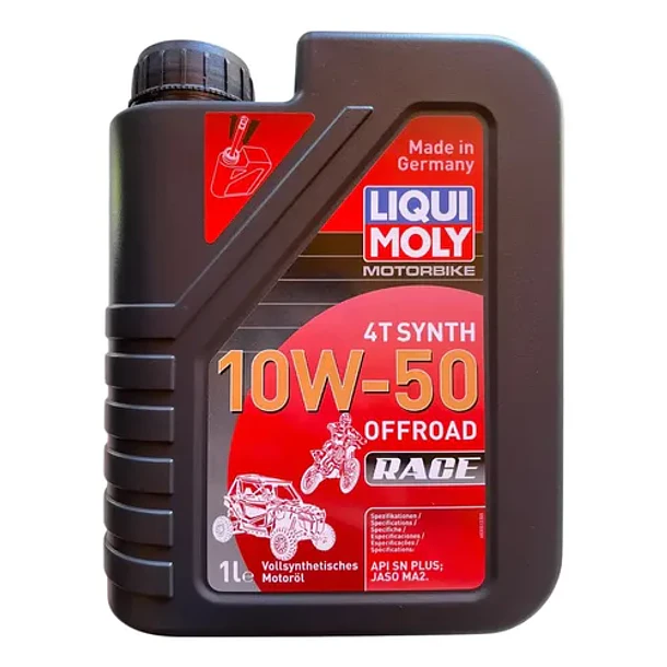 Aceite Moto 4t Sintético 10w-50 Off Road Race Liqui Moly 1l 2
