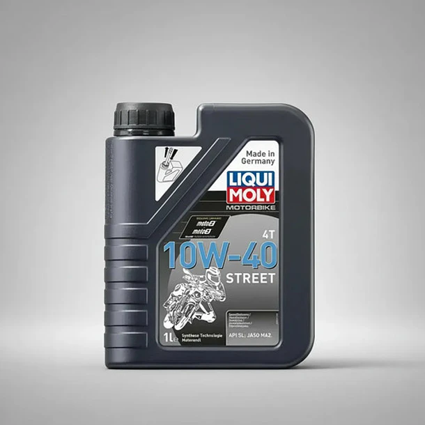 Aceite Para Moto Liqui Moly 10w40 Street Sintético 4t 1l 1