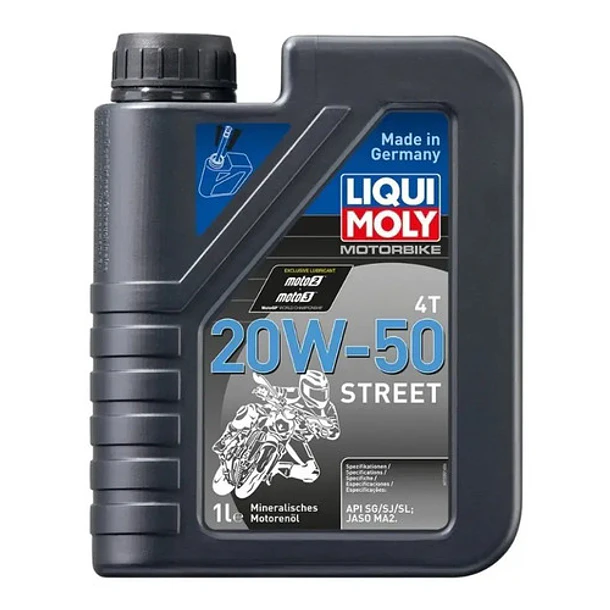 Aceite Para Moto 20w-50 Liqui Moly Motorbike 4t Street - 1L 2