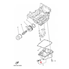 Golilla Tapón De Drenaje Yamaha R6 Mt07 Mt09 Original 4