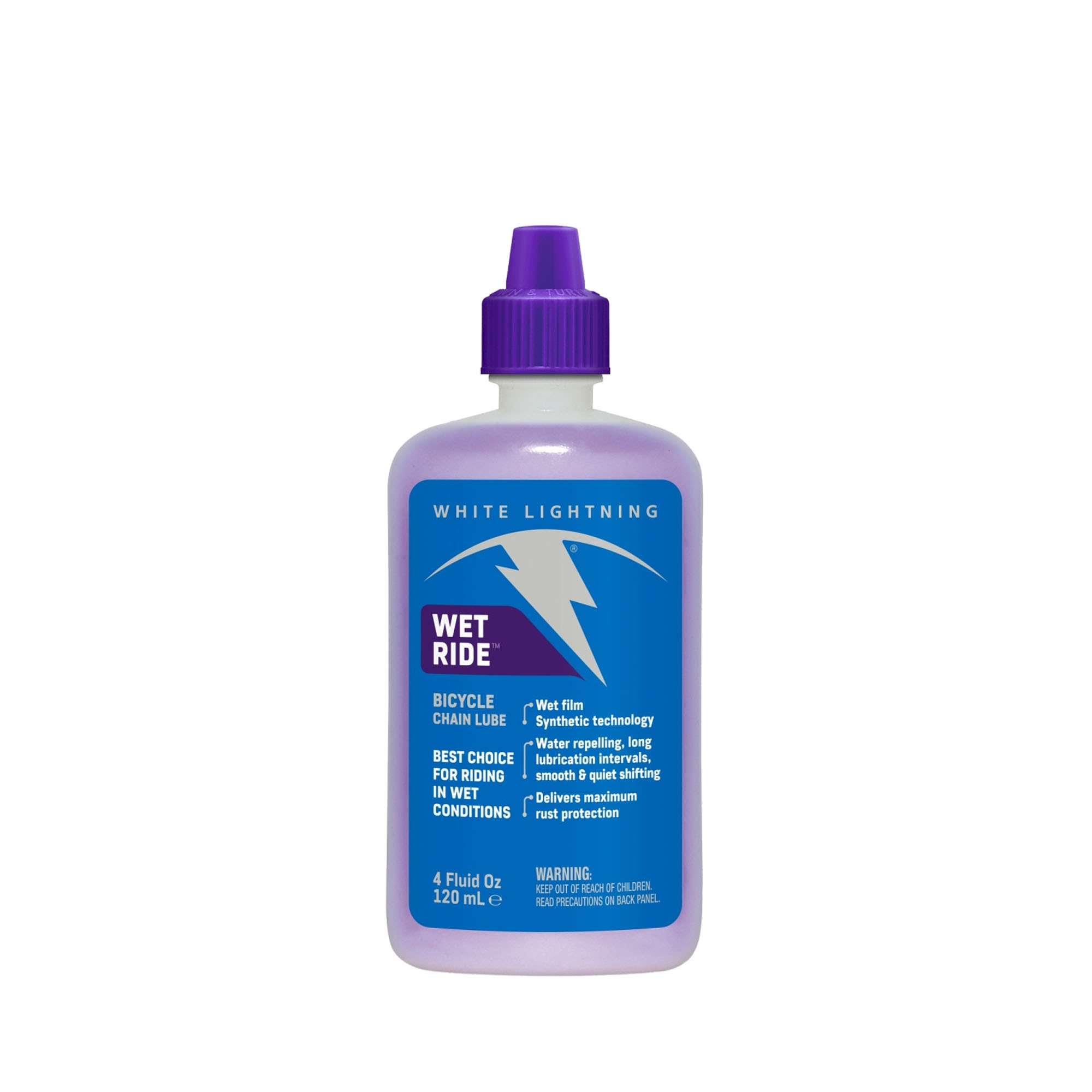 White Lightning LUBRICANTE CADENA WET RIDE 120 ML 1