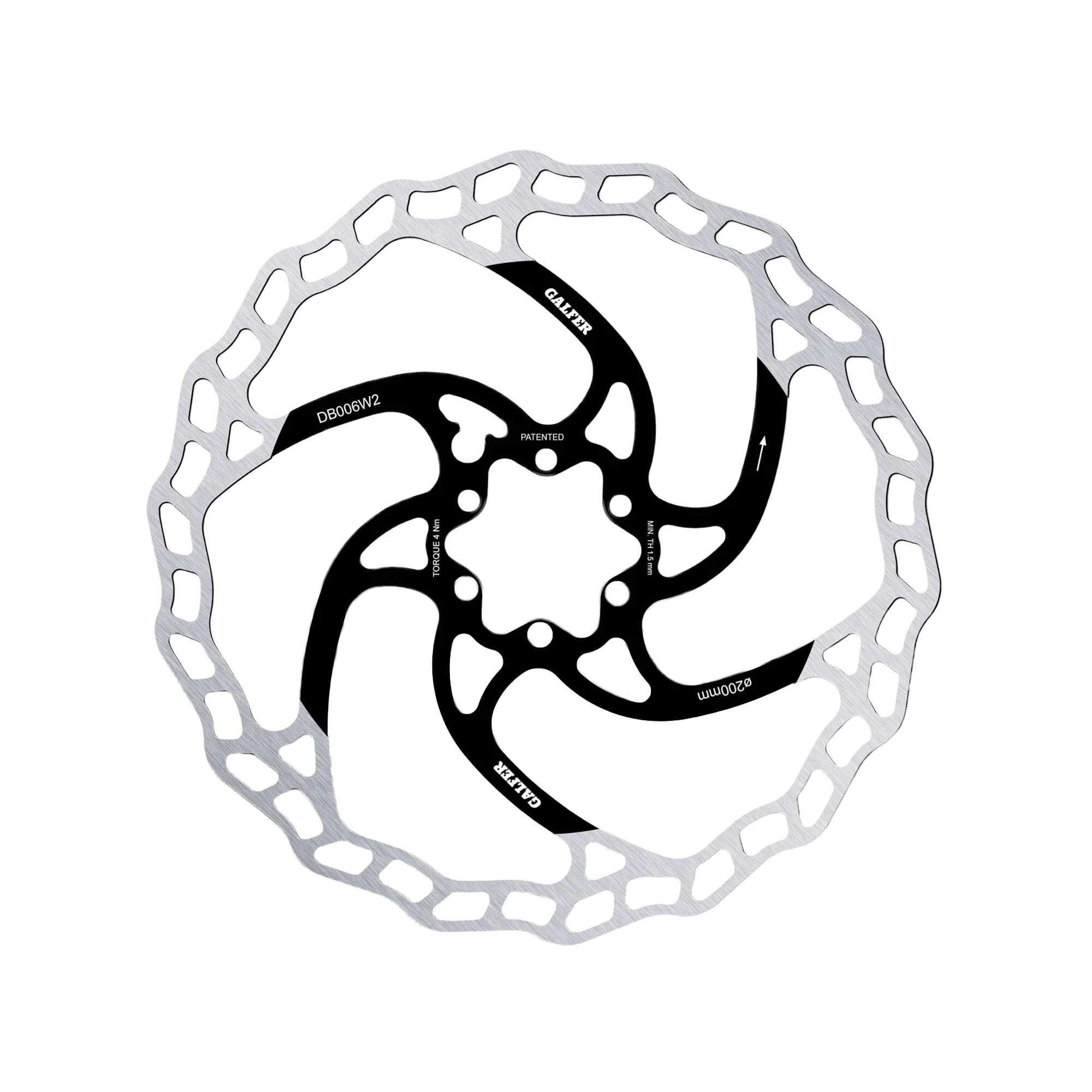 Galfer Disco de freno MTB Disc Wave 223 x 2.0mm 6 pernos 1