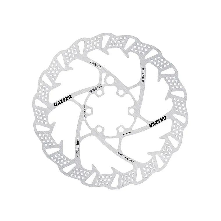Galfer Disco de freno MTB Shark 160 x 1.8mm 6 pernos 1