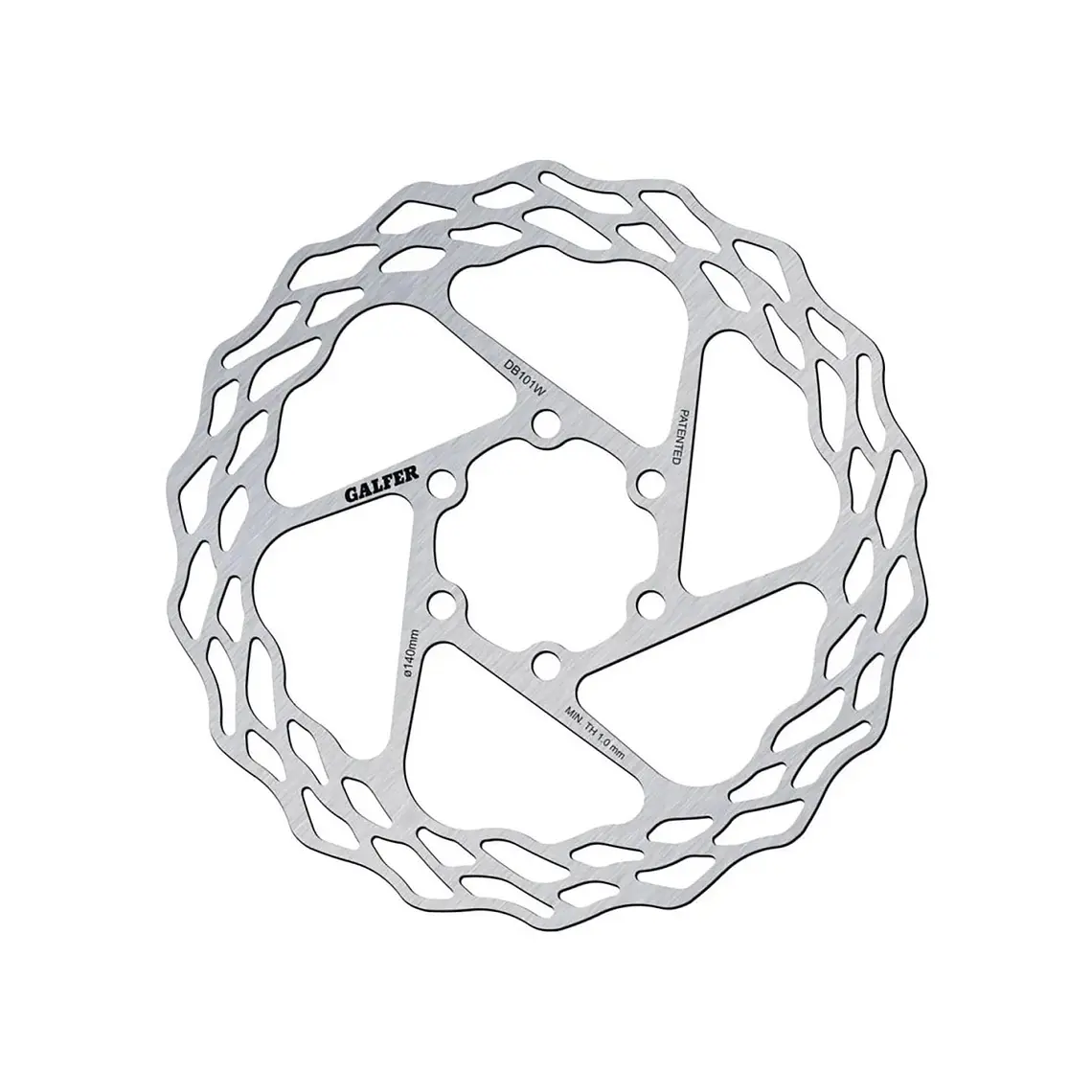 Galfer Disco de freno Road Disc Wave 160 x 1.8mm 6 pernos 1