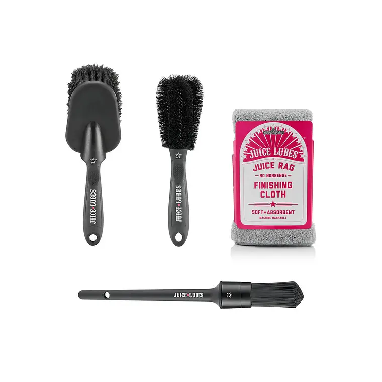 Juice Lubes 3x Brush + Cloth pack 1