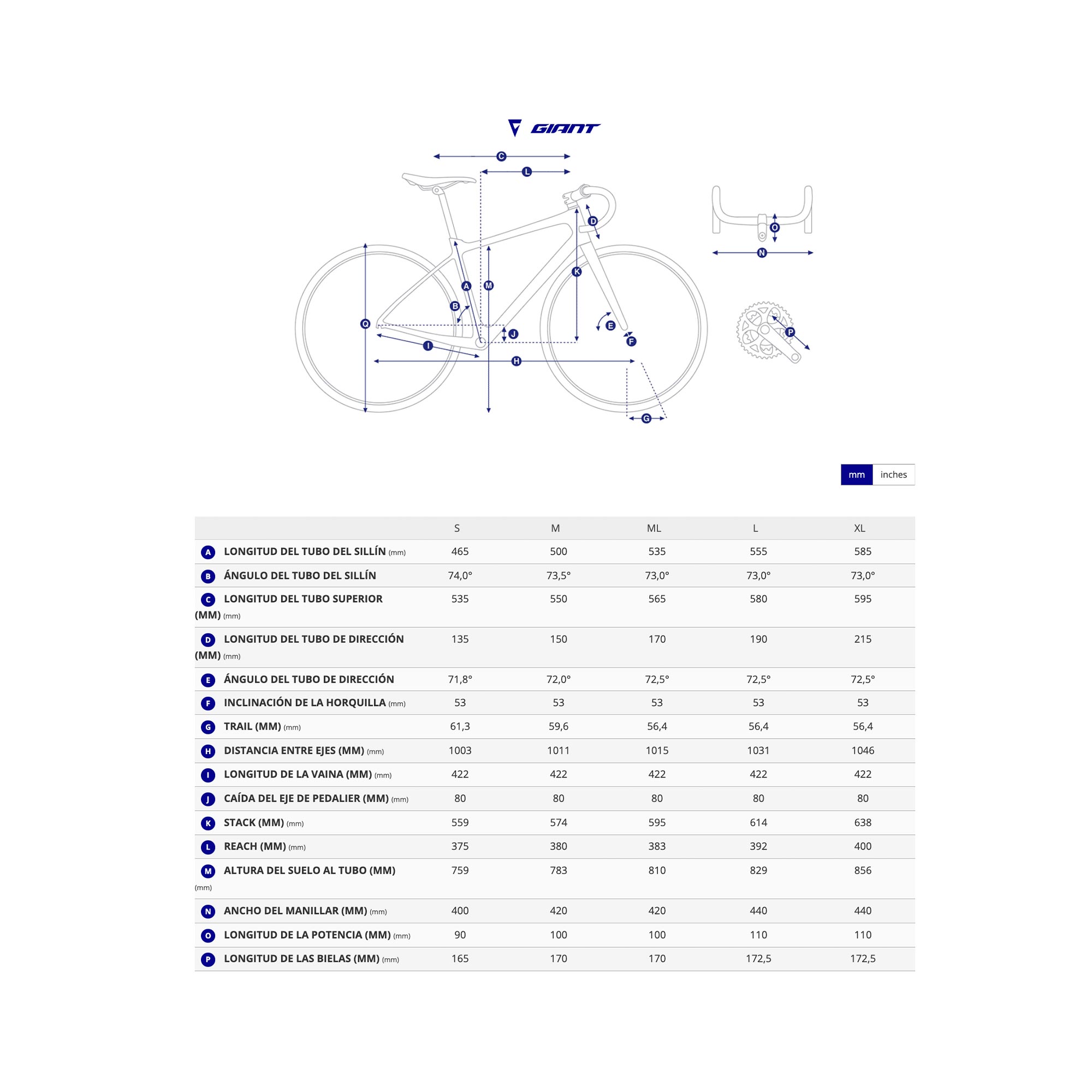 Giant Bicicleta Contend AR 3 Ruta 700