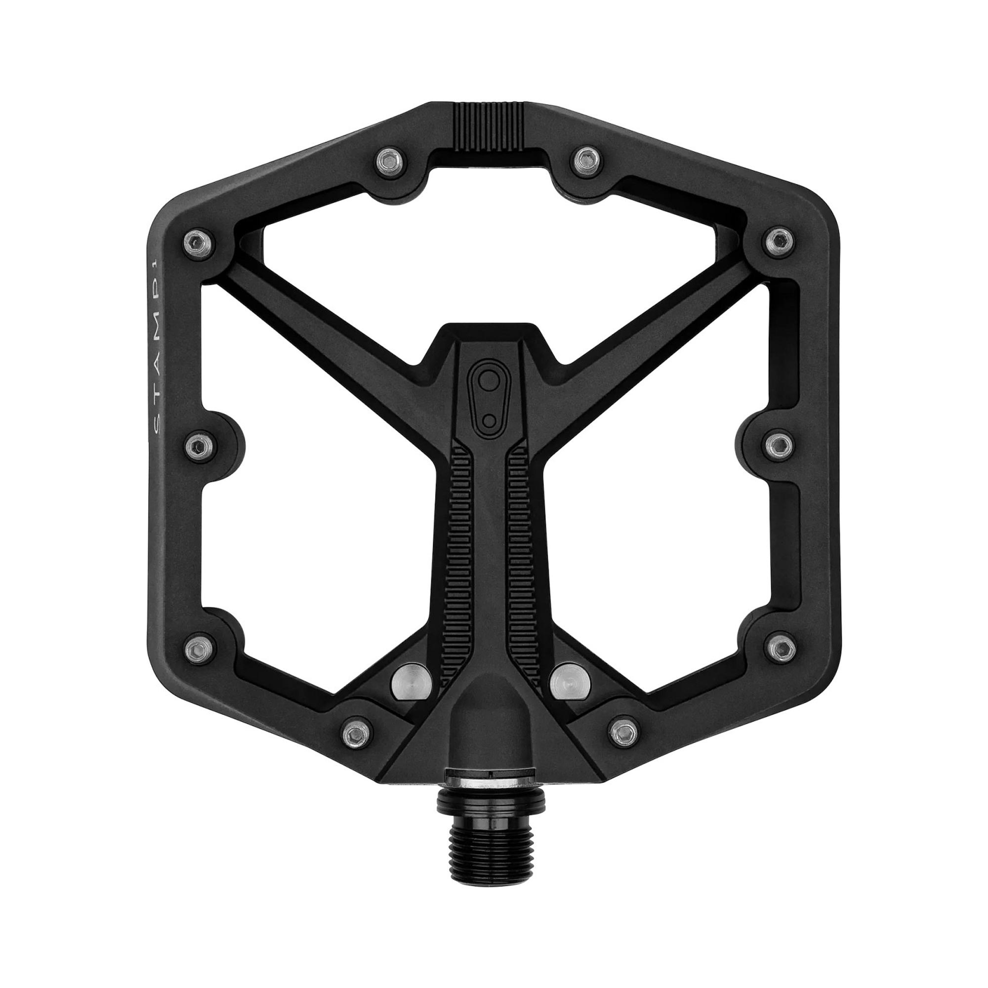 Crankbrothers Pedales Stamp 1 V2 Large Black 1