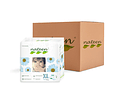Caja Talla XL 8 Paquetes (112 Uds.) Pañales Ecológicos Nateen- Certificaciones: SFI- NOM OGM