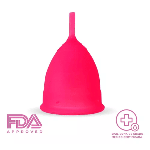 Copa Menstrual con capacidad 30 ml- De Silicona De Grado Medico- GreenCare- Certificaciones: FDA- SGS