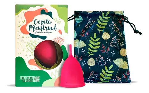 Copa Menstrual con capacidad 30 ml- De Silicona De Grado Medico- GreenCare- Certificaciones: FDA- SGS