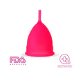 Copa Menstrual + Vaso Esterilizador- Capacidad 30 ml- De Silicona De Grado Medico- Greencare- Certificaciones: FDA- SGS