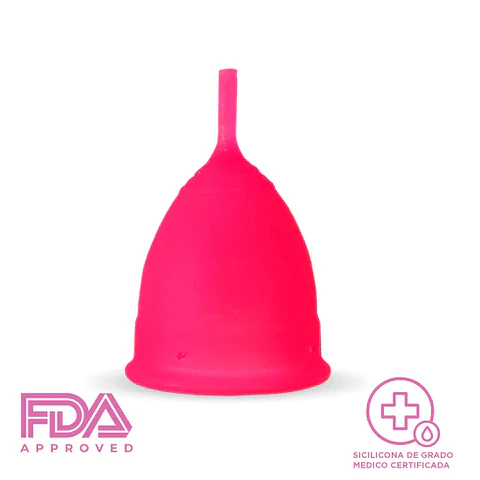 Copa Menstrual + Vaso Esterilizador- Capacidad 30 ml- De Silicona De Grado Medico- Greencare- Certificaciones: FDA- SGS