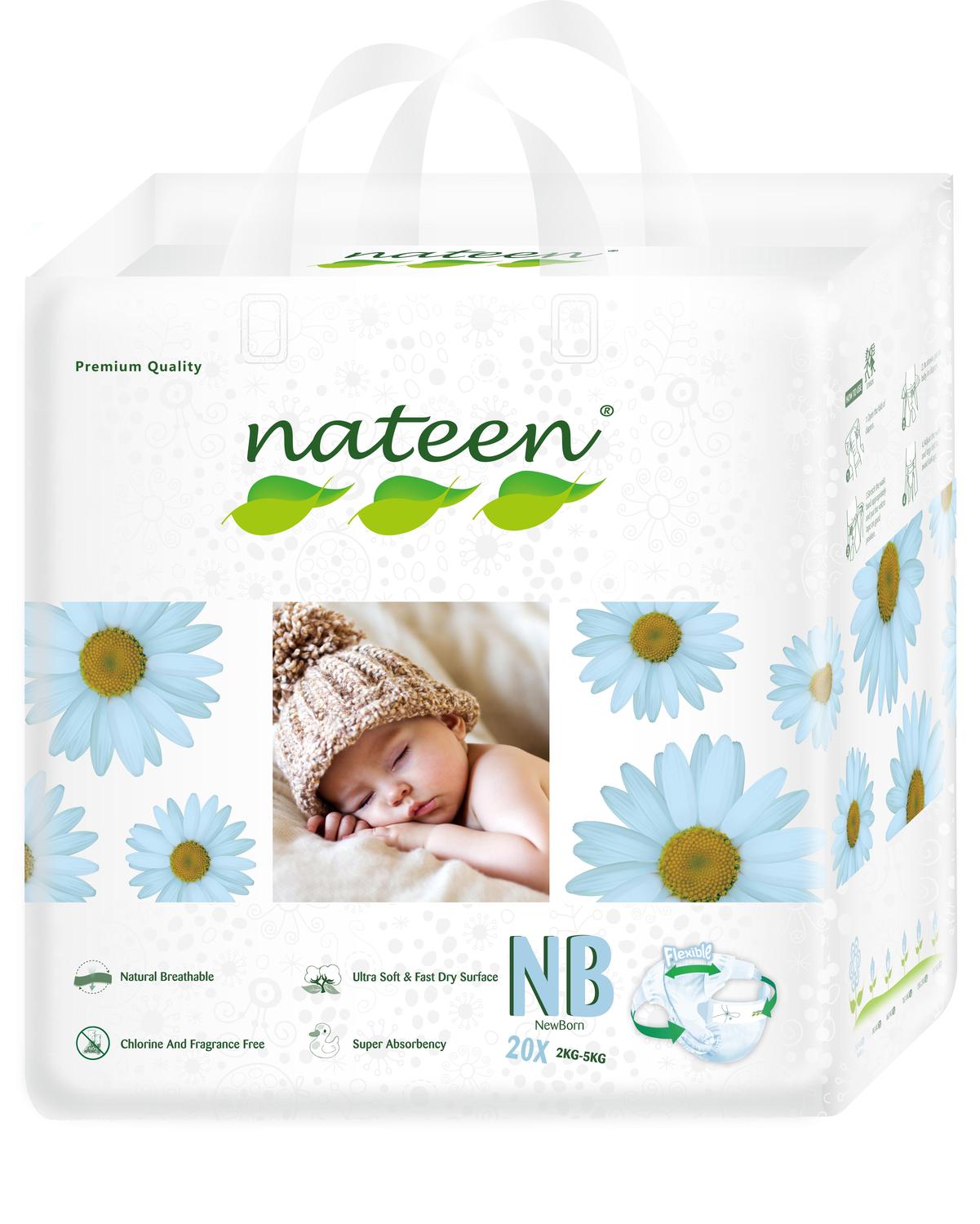Pañales Ecológicos Talla Rn (20 Uds) - Nateen