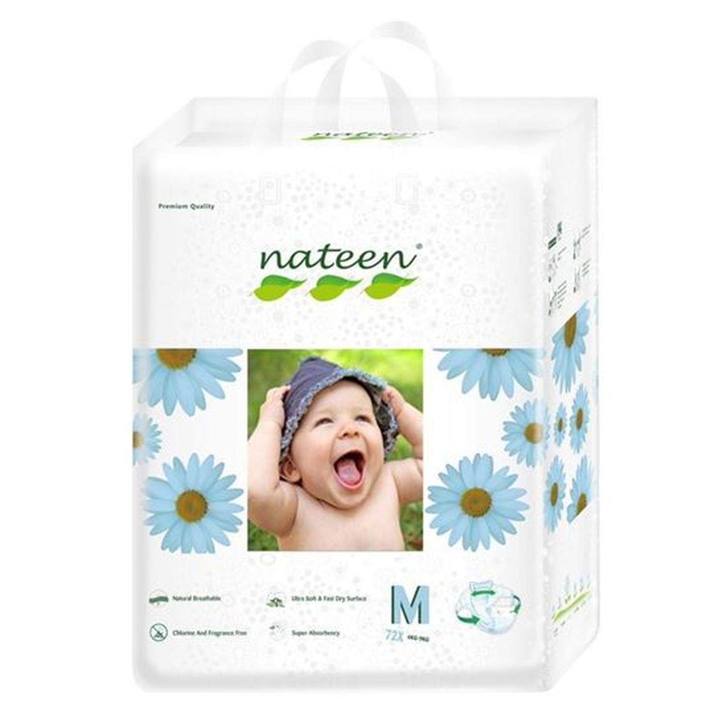Pañales Ecológicos Talla M (72 Uds) - Nateen