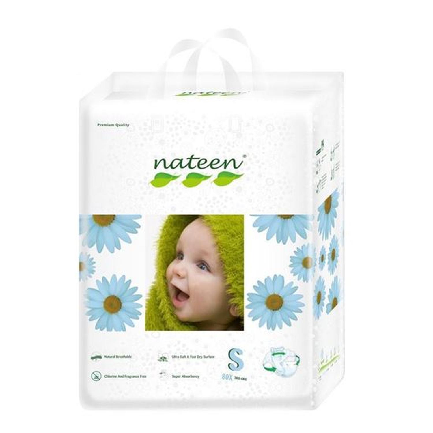 Pañales Ecológicos Talla S (80 Uds) - Nateen