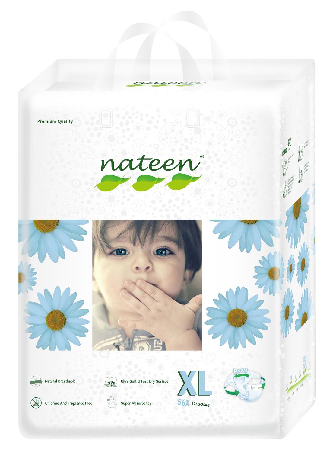 Pañales Ecológicos Talla XL (56 Uds) - Nateen