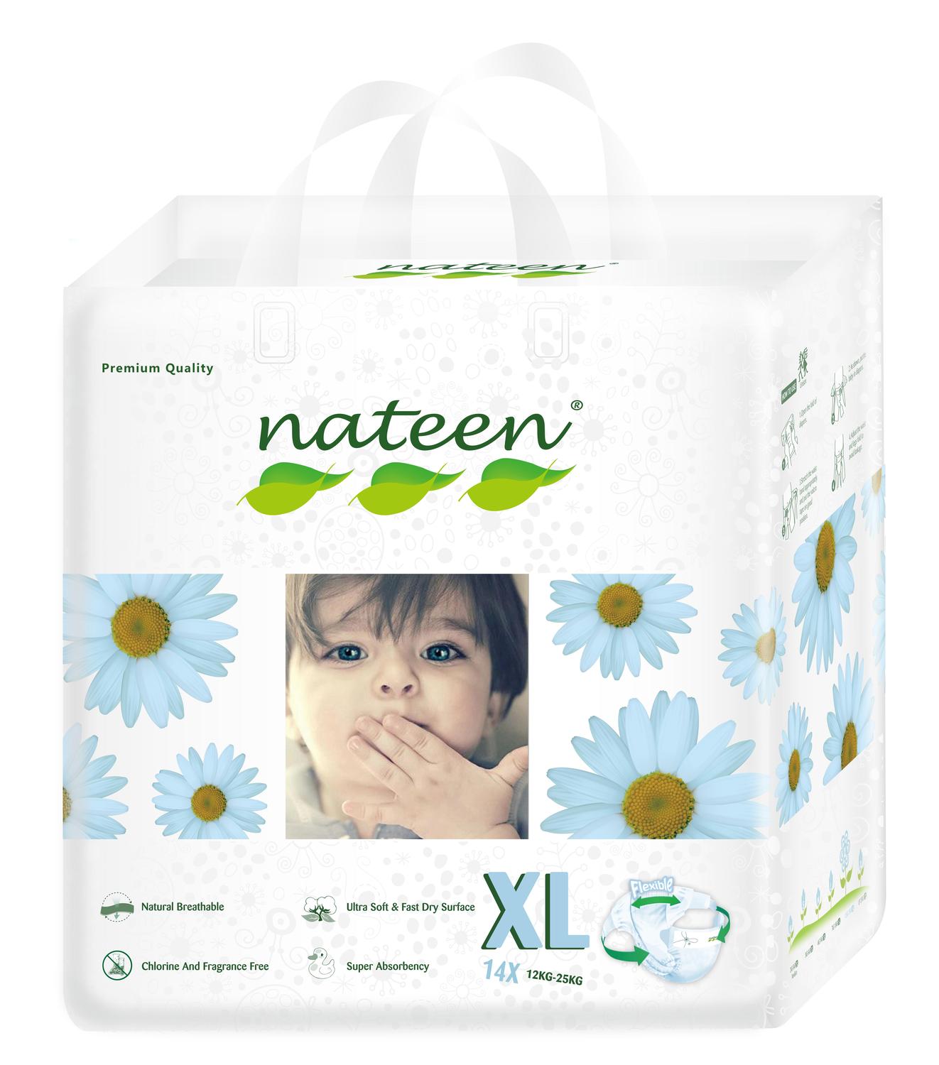 Pañales Ecológicos Talla XL (14 Uds) - Nateen
