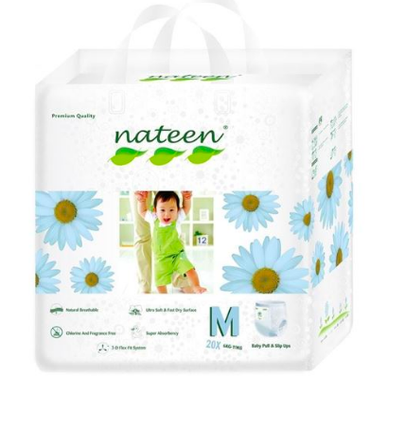 Pañales Ecológicos Talla M Pull Up (20 Uds) - Nateen