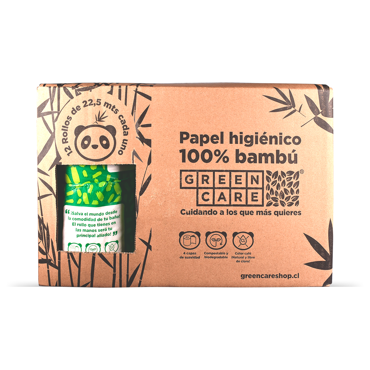 Soporte De Papel Higiénico De Bambú GOBAM - Con Tapa, Almacena 3 Rollos, Resistente Al Agua, Diseño Compacto Y Ecológico
