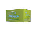 Trapero Húmedo Piso Con Ojal, Material Bambú, Biodegradable Caja Master (120 Uds) - Plantb Color Blanco. Compostable FDA- DIN- ISO- OK Compost- OK Biodegradable Soil.