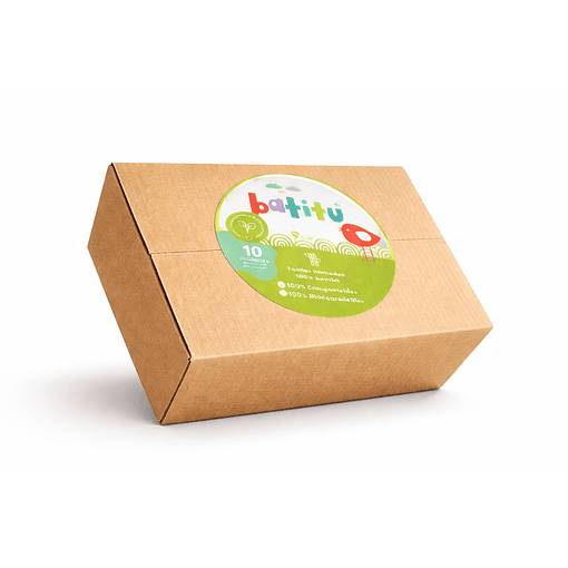 Caja Master de Toallitas Húmedas de Bambú - 100% Biodegradables - 10 paquetes (800 Un)