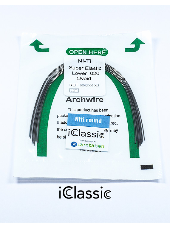  Arco Niti Super Elastic Redondo Ovoide iClassic