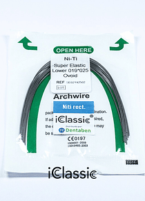 Arco Niti Super Elastic Rectangular Ovoide iClassic