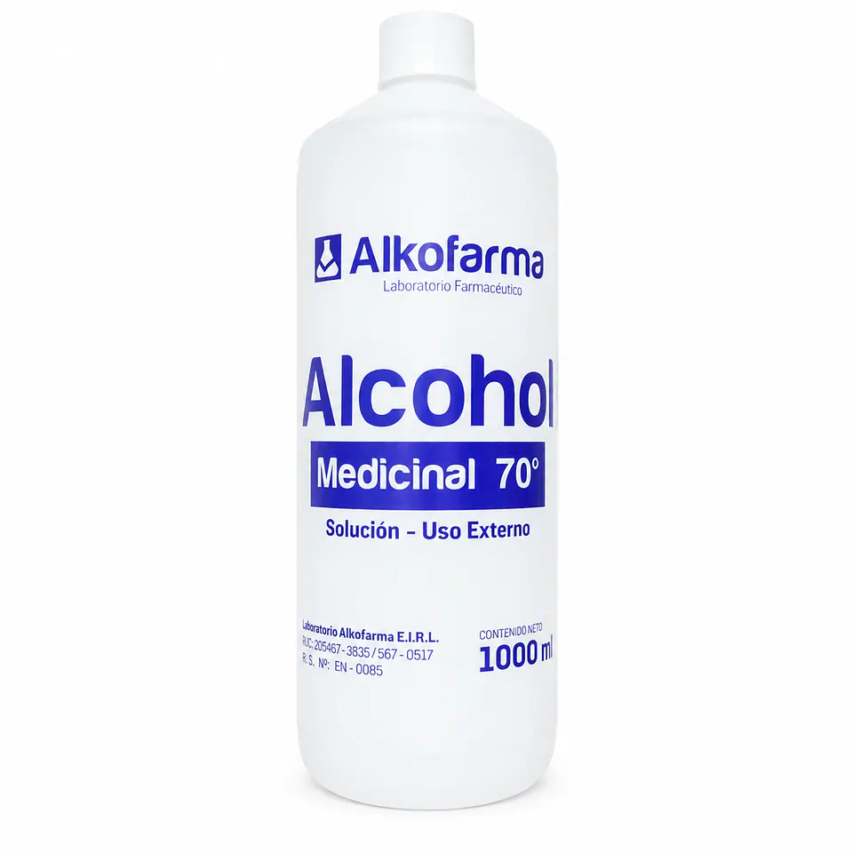 Alcohol Medicinal 70° Alkofarma x1000ml 1