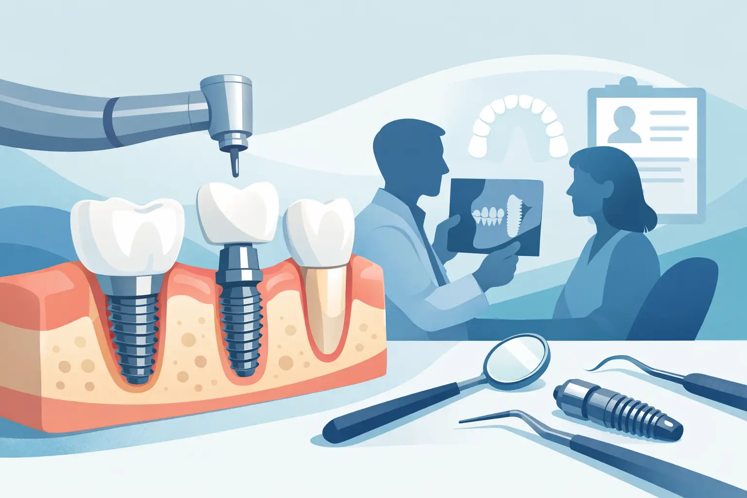 Rehabilitacion Oral con implantes: qué esperar