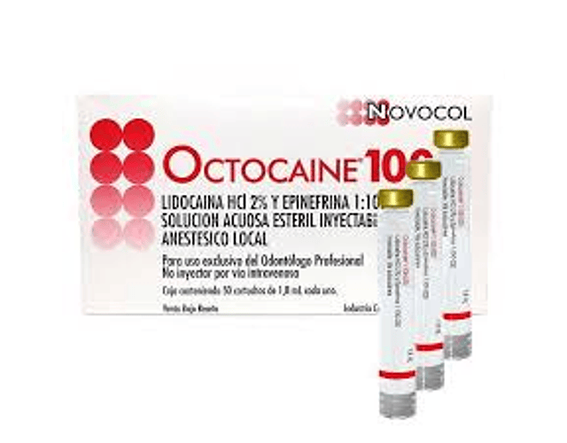 Anestesia Octocaine 2% - Novocol 