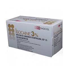 Anestesia Isocaina 3% - Novocol