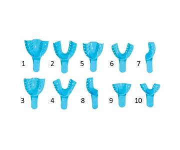 Kit Cubetas Plásticas Riti Dent - 10 Unidades