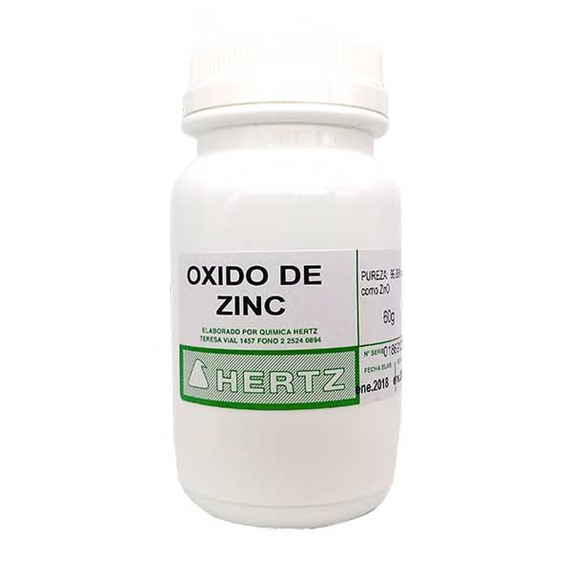 Oxido de Zinc 60g Hertz