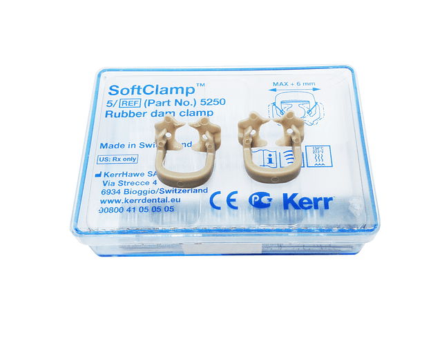 Clamps Molar Kit Softclamp - 5 unidades -Kerr