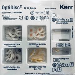 Disco Pulido Optidisc/Kit 120 unidades surtidas, tamaño 12,6mm