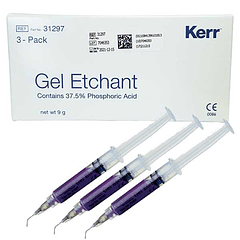 Acido Ortofosforico Gel Etchant 37.5% 3x3grs - Kerr